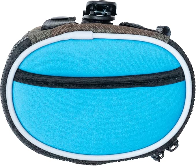 Quickdraw Dog Treat Pouch – Training Bag with Poop Bag Dispenser, Clicker Holder and Waist Belt – Hands-Free, Reflective and Durable for Puppy Training, Walks and Hikes (Blue/Camo) - Image 5