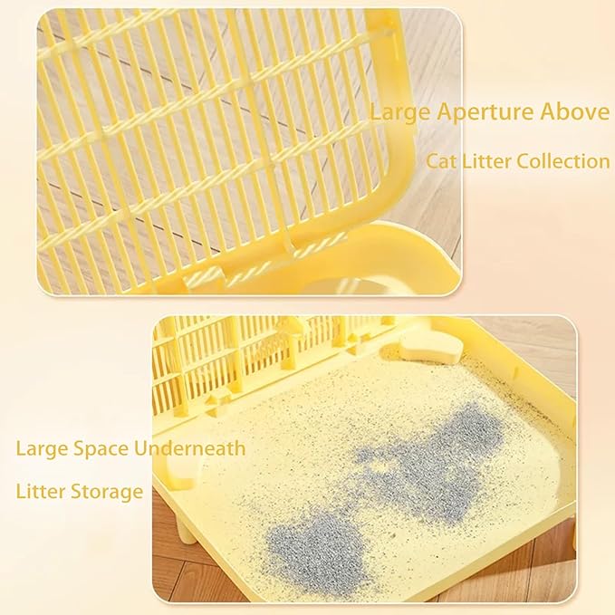 Greywaterproof Cat Mat, 19.69"X15.95"X3.54" Litter Box Mat, Easy Clean, Non-Slip, Urine-Proof Kitty Litter Catcher Mat - Image 5