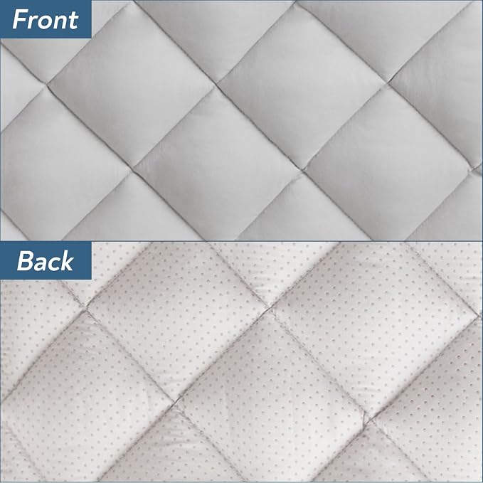 Magik & Kover Dog Crate Pad 2 Pack (36" x 23"), Soft Dog Crate Mat with Anti-Slip Bottom, Machine Washable Kennel Pad, Fits 36 Inch, Grey | Fits 36 Inch Crate, Soft, Machine Washable, Kennel Pad - Image 3