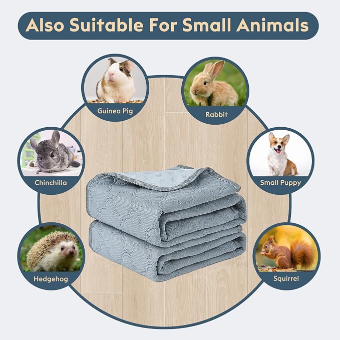 FunFurry Washable Pee Pads for Dogs - 2 Pack Reusable Pee Pads，Waterproof Puppy Pads，Pet Training Pads，Super Absorbent with Dog Paw Shape Non-Slip Backing (Light Grey, 36" X 41" - 2 Pack) - Image 7