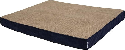 Petmate La-Z-Boy Bentley Orthopedic Foam XX-Large Dog Bed Midnight Blue (50 x 40 x 4 inches) for Dogs up to 125lbs with Supportive Foam Durable Removable Washable Cover by Unknown