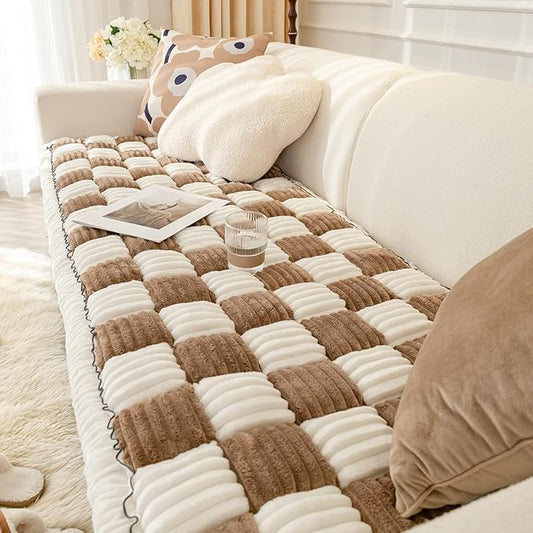Dog Couch Cover Protector, Couch Cover for Dogs Washable Pet Bed Couch Covers, Pet Friendly Sofa Covers for Large Dogs (DarkCoffee, 27.6x82.7 inch) by HOMEREFROM