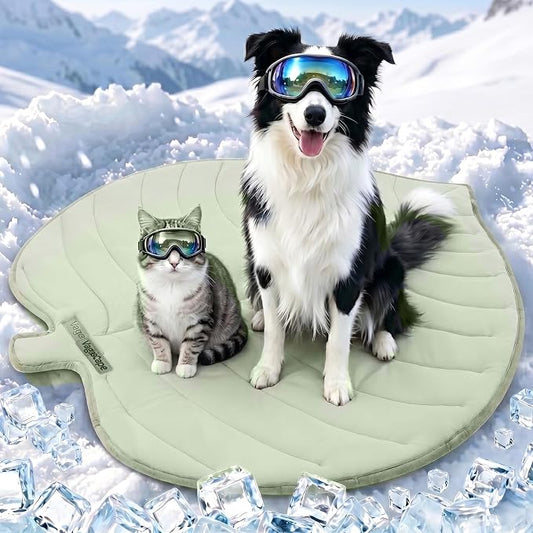 Dog Cooling Mat Washable Pet Cooling Mat, Self Cooling Mat for Dogs Large | 47" x 45", Thick Portable Foldable Cooling Pad for Indoor Outdoor, Crate, Travel, Camping and Beach by Vagascape