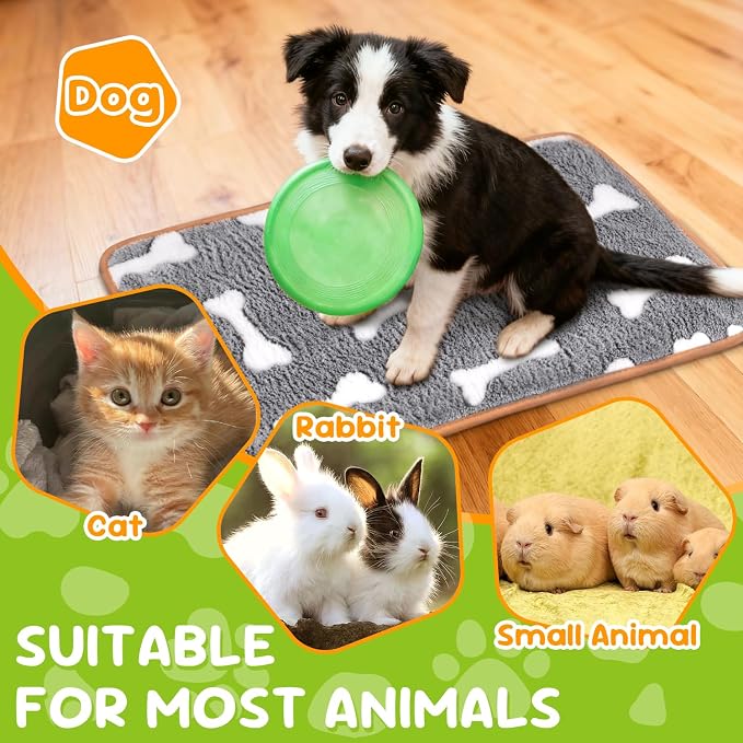6 Pcs Dog Blanket Super Soft Pet Puppy Blankets Calming Blanket for Small, Medium Dogs Warm Sleep Mat Flannel Blanket for Dogs Puppy Cat (24"×16") - Image 6