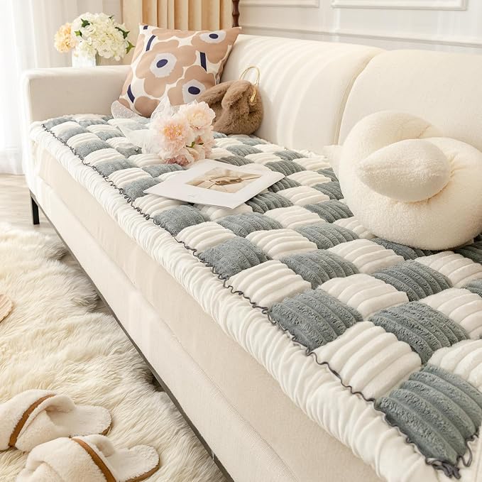 Dog Couch Protector, Couch Cover for Dogs Washable Pet Bed Couch Cover, Pet Friendly Sofa Cover for Large Dogs (BlueGray, 23.6 x 70.9 inch) - Image 4