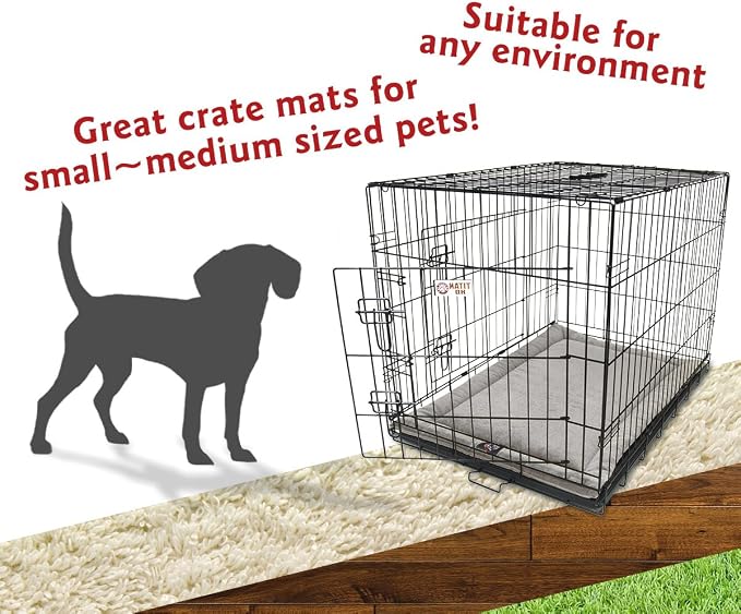 Majestic Pet Dog Crate Mat - Machine Washable Soft Plush Pet Bed Pad for Crates & Kennels | USA Crafted | 30"x21" Villa Vintage - Image 4