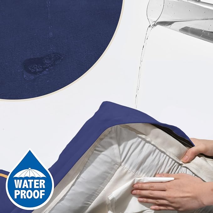 Comfort Expression Orthopedic Dog Beds for Large Sized Dog with Bolster | Waterproof Dog Couch Bed with Washable Cover & Non-Slip Bottom, Supportive Egg Crate Foam Large Pet Bed, 36x27 Inch - Image 4