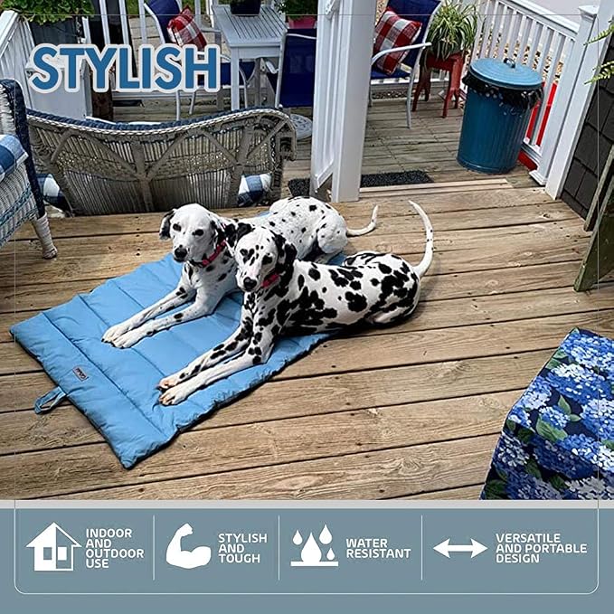 CHEERHUNTING Outdoor Dog Bed, Waterproof, Washable, Large Size, Durable, Water Resistant, Portable and Camping Travel Pet Mat - Image 5