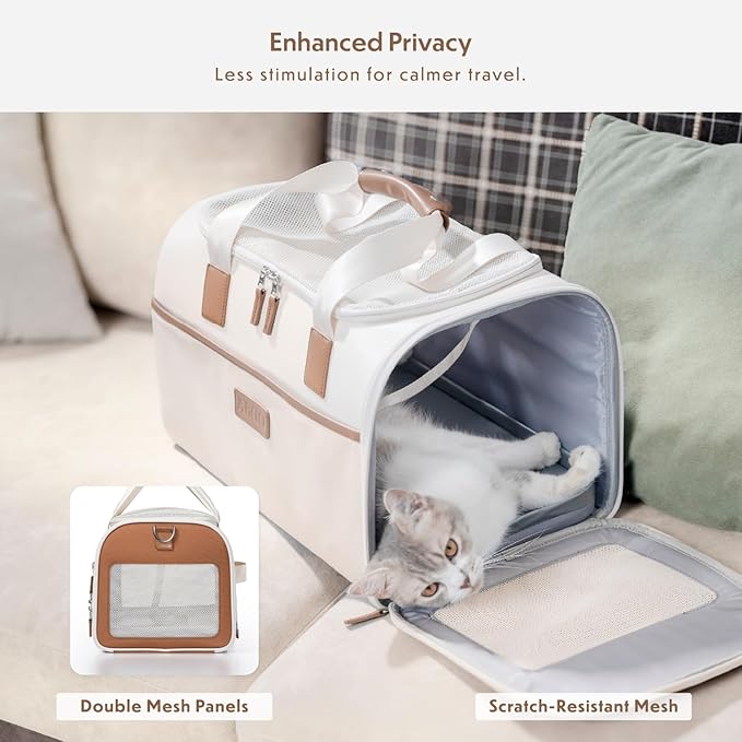 Traveler's Choice Argo Pawsport to Adventure Pet Carrier, Tan