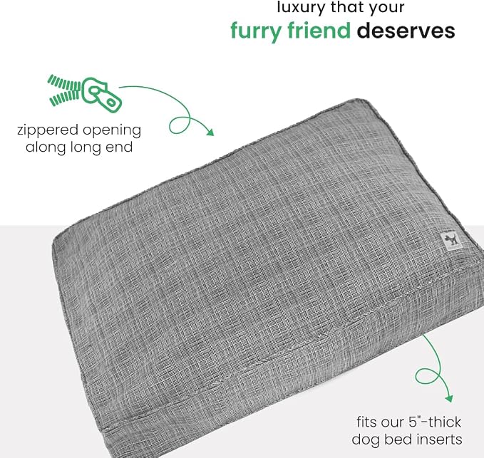 Molly Mutt River Dog Bed Duvet Cover, 100% Cotton Canvas Cover for Dog, Puppy, or Cat Bed, Durable, Washable, and Free of Harmful Chemicals, Small, 22"x27"x5" - Image 5