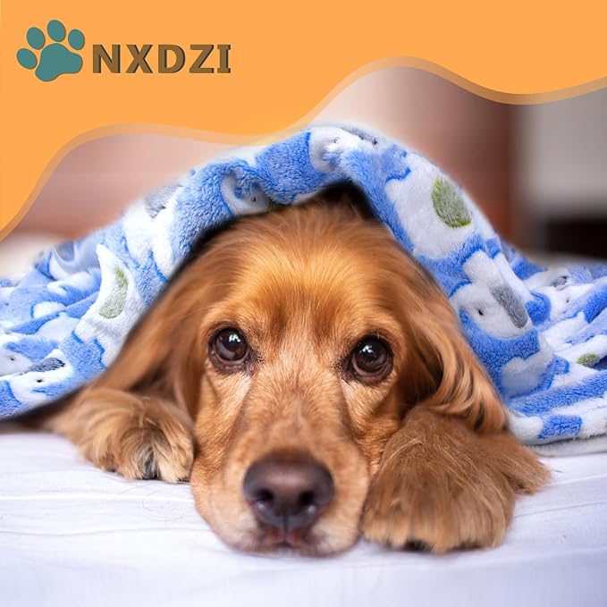 Dog Blankets for Medium Large Dogs Washable, 3 Pack Pet Blanket Washable 41" x 31", Fuzzy Soft Puppy Blanket Throw Cover for Kennel Crate Bed, Blanket for Dogs, Pet Blankets for Dog - Image 3