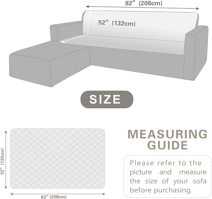 Dogs/Cats Bed Mats, Dog Pad Washable Removable Couch Cover with Anti-Slip Back, Plush Long Fur Mat, Perfect for Small, Medium and Large Dogs.(Light Gray, 52"x82") - Image 6