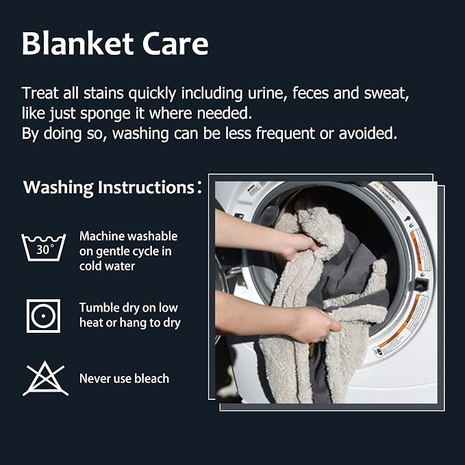 Kritter Planet Waterproof Reversible Pet Blanket for Dogs and Cats | 60 x 80 Inch, Waterproof Cover for Sofa and Bed, Washable Protection Against Fur, Dirt, Scratches and Everyday Messes - Image 7