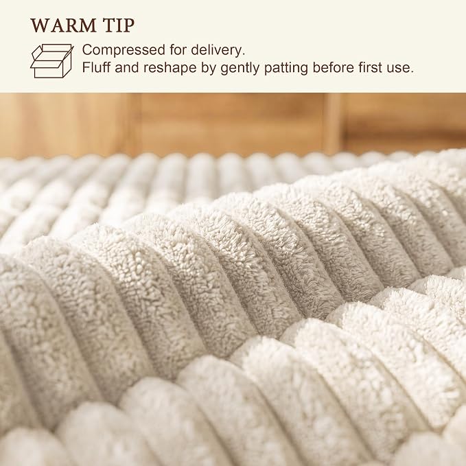 MEETSKY Cream Couch Covers for 3 Cushion Sofa Pet Friendly, Non Slip Couch Cover for Dogs Washable, Soft Sofa Covers Couch Protector Covers, Dog Mat for Couches, 27.6" x 82.7" - Image 9