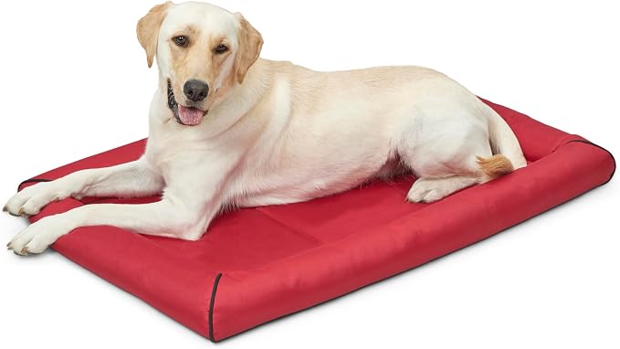 MidWest Homes for Pets Water Repellant Easy Wipe Clean Ultra-Rugged MAXX Dog Beds, Super Durable Dog Bed Designed to Fit 42-inch Dog Crates, Features Slip Resistant Bottom, Part 40542-RD, Red by MidWestHomesForPets