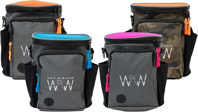 Quickdraw XL Dog Treat Pouch – Training Bag with Waste Bag Dispenser (Bags Not Included), Phone Pocket, Water Bottle Holders, 3-Way Strap – Durable & Reflective (Alpine Blue) - Image 9