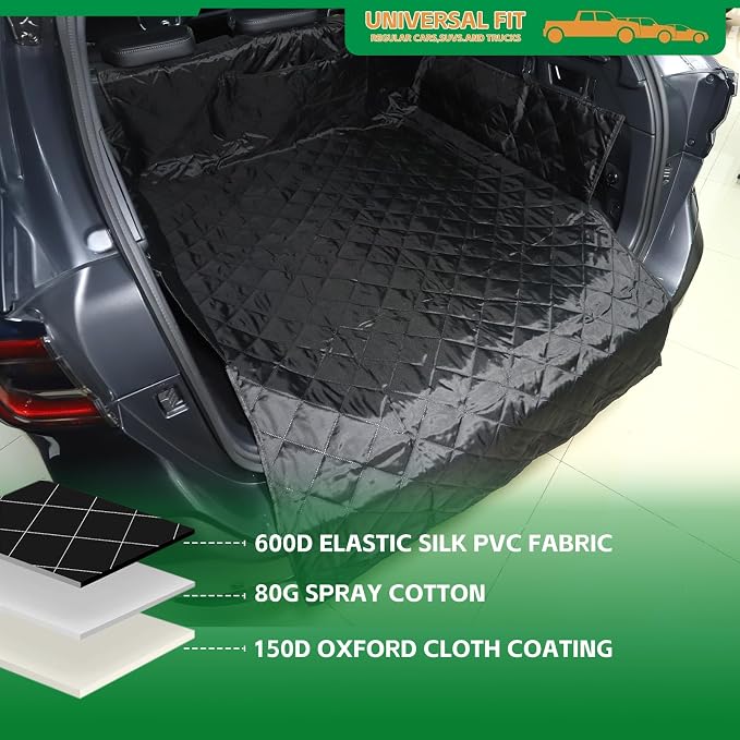 HAPPYHORSE Pet Dog Trunk Cargo Liner Compatible with Subaru Outback 2020-2025，Cargo Cover Waterproof and Non-Slip Dog seat Cover Cargo Liner Area Protector Cover (Subaru Outback 2020-2025 (A)) - Image 2