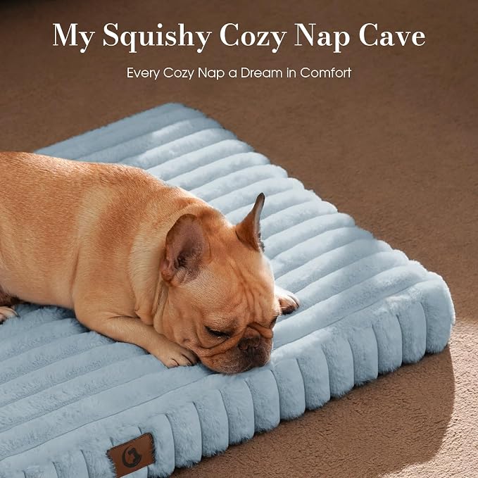 Extra Large Dog Bed Orthopedic Foam with Waterproof Lining | Egg crate foam for joint support. Soft plush surface. Non-slip bottom. Removable & machine washable cover. OEKO-TEX certified - Image 2