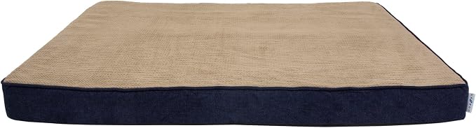 Petmate La-Z-Boy Bentley Orthopedic Foam XX-Large Dog Bed Midnight Blue (50 x 40 x 4 inches) for Dogs up to 125lbs with Supportive Foam Durable Removable Washable Cover - Image 2