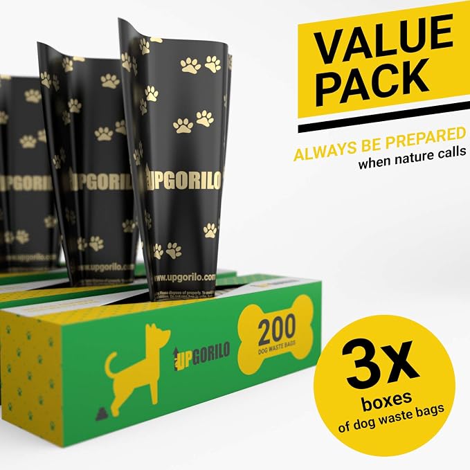 Dog Waste Station - 3 Roll Set of Premium Pet Waste Bags, 600 Extra Thick and Strong Dog Poop Bags, Guaranteed Leak-Proof - 8 x 13 Unscented - Image 2