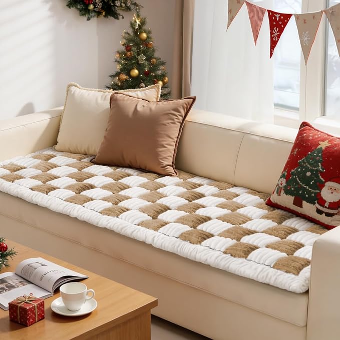 Couch Cushion Cover for dogs Sofa Cover Washable Pet Love Seat Couch Covers for Sofa Slipcovers Couch Protector Blanket for Dog Sofa Cushion Covers for Pet Washable Pad Light Brown 70x150cm/27.6x59in - Image 8
