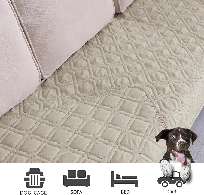 Ameritex Waterproof Dog Bed Cover Pet Blanket for Furniture Bed Couch Sofa Reversible - Image 4