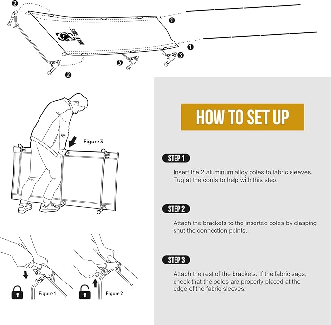 ONETIGRIS Elevated Dog Bed, Outdoor Dog Cod Large Raised Dogs Bed with Chew Proof Mesh, No-Slip Portable Dogs Cot Bed for Indoor & Outdoor Portable (Green, Medium)