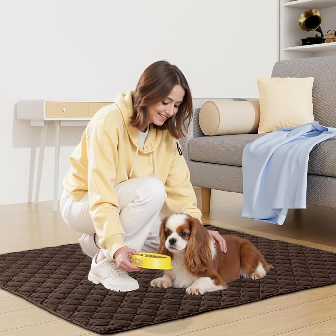 Smiry Waterproof Dog Bed Cover Blanket, Reversible Pet Blanket | Soft Reversible, Washable Leakproof Cats Dogs Couch Cover for Sofa, Couch, Furniture (40x50 Inch) - Image 5