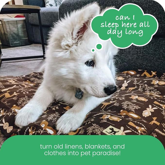 Molly Mutt Medium to Large Dog Bed Cover - Gorgeous Beasts Print - Measures 27”X36”X5’’ - 100% Cotton - Durable - Breathable - Sustainable - Machine Washable Dog Bed Cover (Dd72b) - Image 7