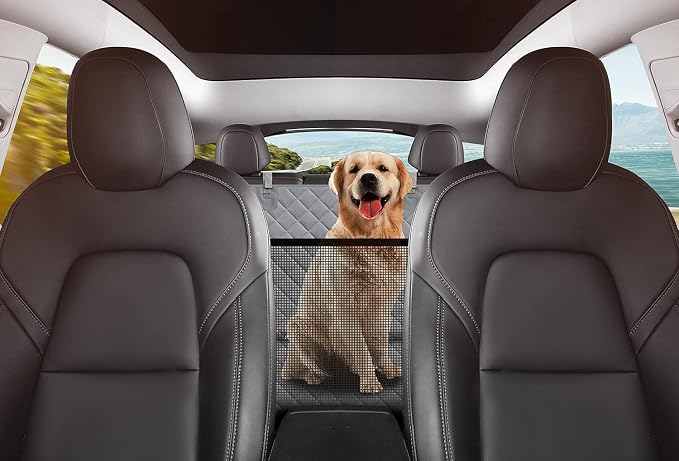GXT Dog Back Seat Cover Protector for Cars SUV and Trucks with Mesh Window, Scratchproof Nonslip and Waterproof Material - Image 7