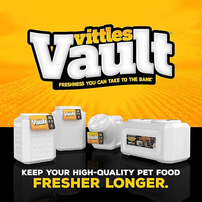 Gamma2 Vittles Vault Stackable Dog Food Storage Container with Sealing Lid, Up to 60 lbs Dry Pet Food Storage Container, USA-Made - [14.5" L x 19" H] | Made in USA, sealing lid keeps dry meals fresh and pests out, 14.5 x 19 inches, durable pantry bin, ... - Image 6