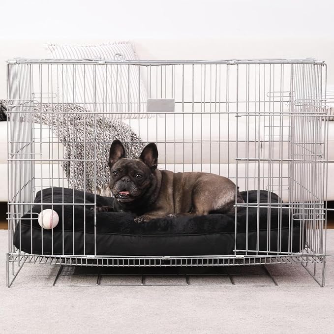 NUPIDA Waterproof Medium Dog Bed for Crate with Washable Cover, 29x18 | TPU Waterproof Layer, Easy Clean Cover, Soft Plush Surface, Durable Oxford Fabric, Non-Slip Bottom, For Medium Breeds ≤30lbs - Image 7