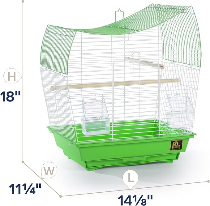 Prevue Pet Products South Beach Wave Top Bird Cage, Lime Green (SP50081) - Image 3