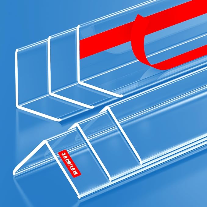 MONOID Wall Corner Protectors Clear 57.8" - Baby Safety Edge Guards (6 Pack) by GuardYourHomeEmbraceSafety