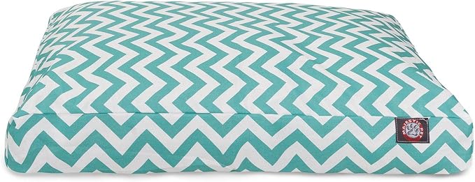 Majestic Pet Chevron Rectangle Dog Bed Washable – Non Slip Comfy Pet Bed – Crate Bed with Removable Washable Cover – Kennel Bed for Sleeping, Polyester Fiber, Medium, Gray - Image 4