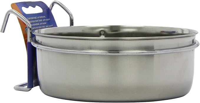 Nobby Stainless Steel Bowl with Clamp, 900 ml, 15 cm - Image 6