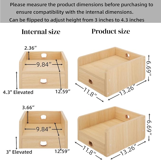Raised Pet Feeder Stand for Cats & Dogs Neck Health, Holder for Pet Automatic Feeders, Pet Water Dispenser Stand, Adjustable Height Elevated Shelf for PETKIT, PETWANT and Most Pet Feeders - Image 2