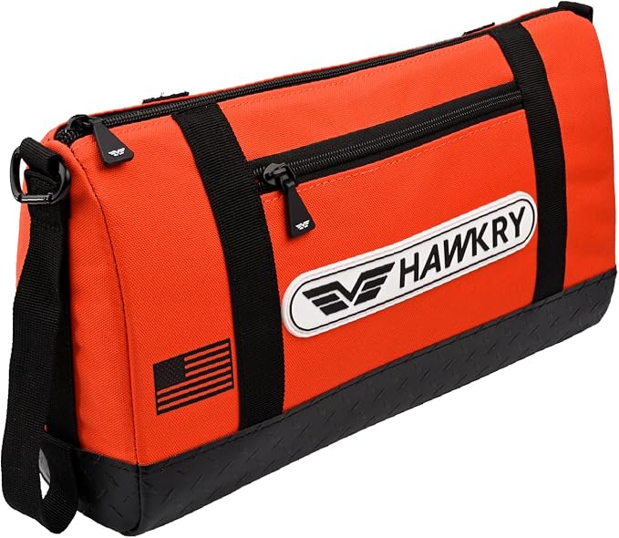 HAWKRY Oxford Waterproof Tool Bag – Small Tool Bag and Tool Pouch, Fishing Bag, Travel Pouch, Compact, Durable Small Travel Bag, Multipurpose Tool Bags for Men for Work, Fishing and Travel by HAWKRY