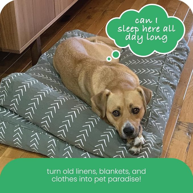 Molly Mutt Forever Young Dog Bed Duvet Cover, 100% Cotton, 27"X36"X5" | Breathable, GOTS-Certified Cotton Cover for Dog or Cat Bed, Zippered, Washable, Free of Harmful Chemicals, Medium/Large - Image 7