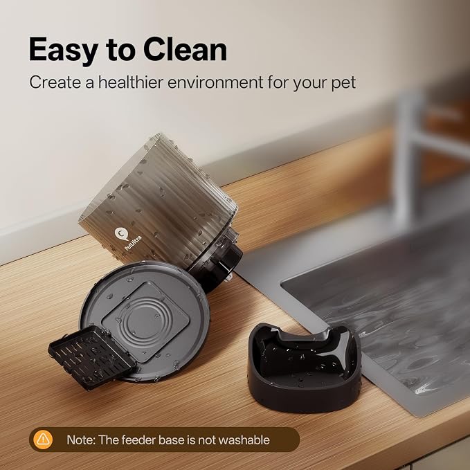 PETULTRA Automatic Cat Feeder with Camera: 5G WiFi Auto Pet Feeder Precise Timed Feeding with HD Video & 2-Way Audio, Food Dispenser with Desiccant Bag to Keep Kibble Fresh, Easy Setup for Indoor Cats - Image 9