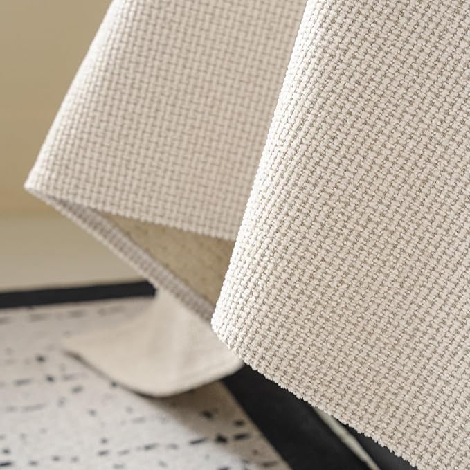 ROOMLIFE Non Slip Waterproof Couch Cover Sofa Covers for 3 Cushion Couch Washable, Furniture Protector Sofa Couch Cover for Dogs, Soft Sofa Slipcover, Couch Throw Blankets (White 71''X150'') - Image 7