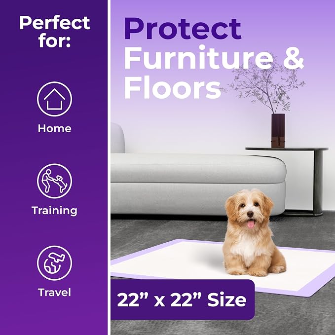 GREEN LIFESTYLE Pee Pads - Super Absorbent & Leak-Proof Pee Pads for Dogs - Puppy Pads - Waterproof Dog Pads, Dog Training Pads for Cats, Rabbits (Pack of 40 - 22x22) - Image 3