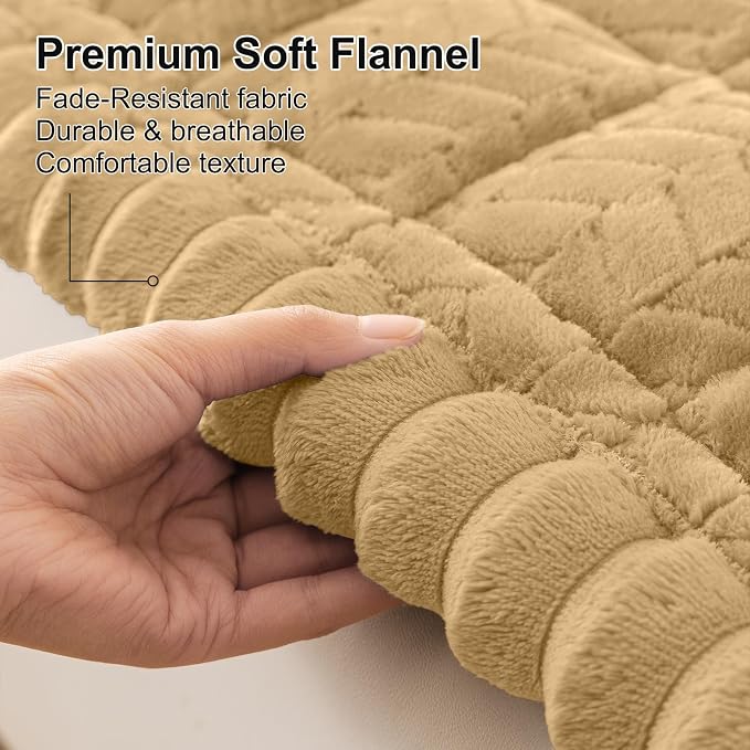 Smiry Couch Cover for Dogs, Non Slip Fuzzy Pet Sofa Covers Washable | Sofa Slipcovers for 2-3 Cushion Couch, Soft Thick Furniture Protector for Cats Dogs, Against Fur, Dirt, Scratch (27.6"x59") - Image 5