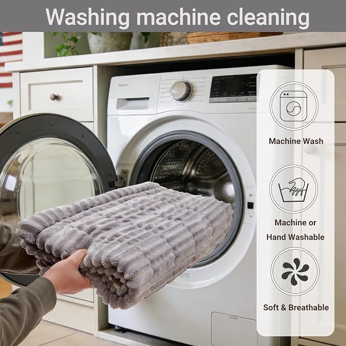 Pet Couch Cover Dogs Washable Non-Slip Couch Protector Fuzzy Cat Sofa Cover for 3 Cushion Sofa Pet Friendly Dog Mat Light Gray, 27.6 x 70.9 - Image 5