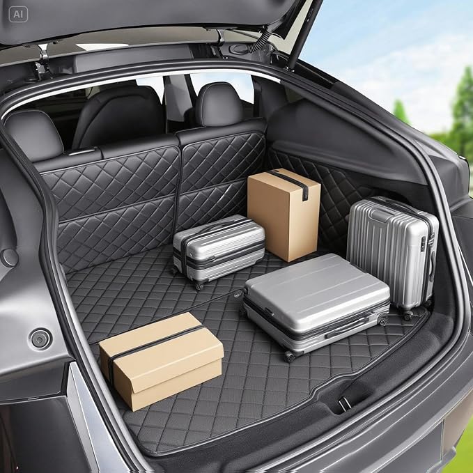for Tesla Model Y Juniper Cargo Liner Trunk Pet Mat for Dogs Rear Seat Cover for Tesla Model Y 2025 - Image 7
