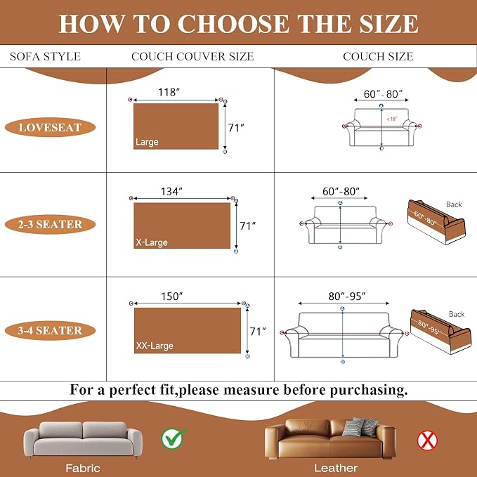 STACYPIK Botanical Aesthetics Coffee Couch Cover Vintage Ginkgo Leaf Sofa Cover for 3 Cushion Couch Soft Chenille Loveseat Couch Slipcover for Sectional with Tassels Sofa Protector for Pets-71X134IN - Image 3