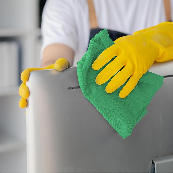 Avalon Towels Microfiber Cleaning Cloths (Value Pack of 12) - Size 12 x 12 Inches, Highly Absorbent Cleaning Rags, Lint Free, Reusable and Washable, Microfiber Towels for Cars - Image 7