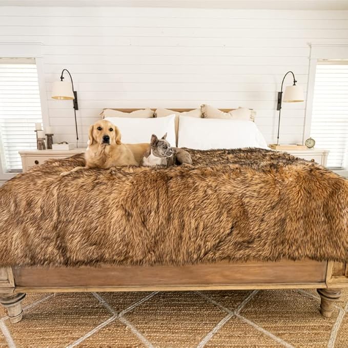 PAW BRANDS PupProtector Waterproof Throw Blanket, Sable Brown, 60x50 | Waterproof, machine washable — protects couches, beds & car seats - Image 8