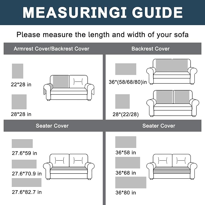 Couch Cover for Dogs Washable,Non-Slip Fuzzy Sofa Covers for Pets | Thick Soft Furniture Protector Fits Loveseat & Sectional,Against Fur&Dirt(Dark Gray, 1pc/27.6"x70.9"/Seat Cover) - Image 8