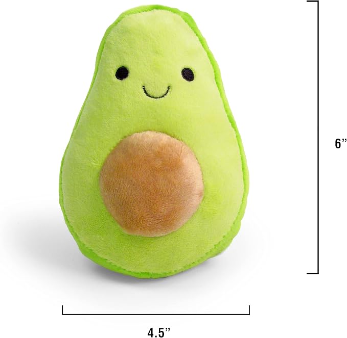 TONBO Soft Plush Small Cute and Cozy Food Dog Cat Bed, Washer and Dryer Friendly (Avocado Toast) - Image 5
